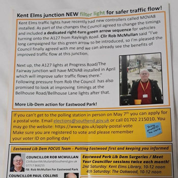 Thumbnail of leaflet - Liberal Democrats leaflet