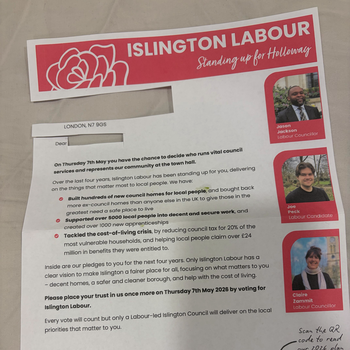 Thumbnail of leaflet - Labour Party leaflet
