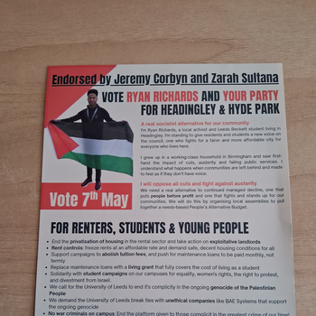 Thumbnail of leaflet - Your Party leaflet