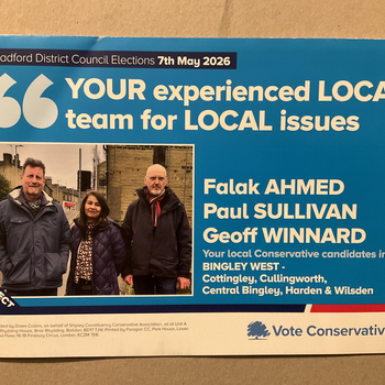 Thumbnail of leaflet - Conservative and Unionist Party leaflet