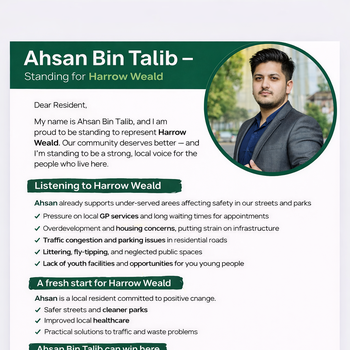 Thumbnail of leaflet - Green Party leaflet