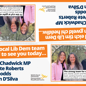 Thumbnail of leaflet - Liberal Democrats leaflet