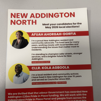 Thumbnail of leaflet - Labour Party leaflet