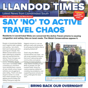 Thumbnail of leaflet - Conservative and Unionist Party leaflet