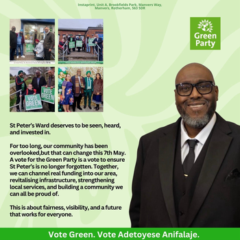 Thumbnail of leaflet - Green Party leaflet