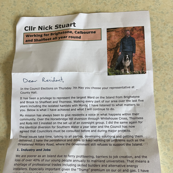 Thumbnail of leaflet - Liberal Democrats leaflet