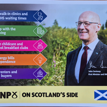 Thumbnail of leaflet - Scottish National Party (SNP) leaflet
