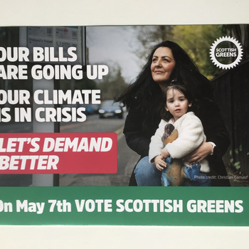 Thumbnail of leaflet - Scottish Green Party leaflet