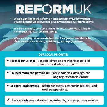 Thumbnail of leaflet - Reform UK leaflet