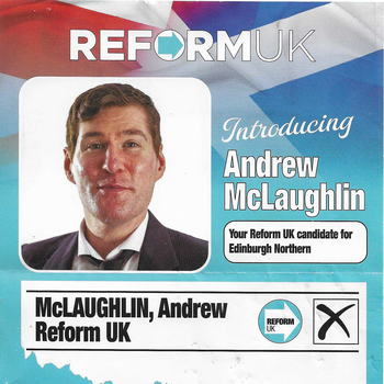 Thumbnail of leaflet - Reform UK leaflet