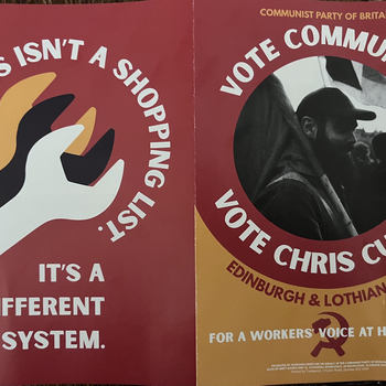 Thumbnail of leaflet - Communist Party of Britain leaflet