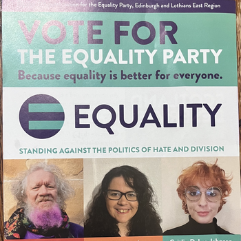 Thumbnail of leaflet - Equality Party leaflet