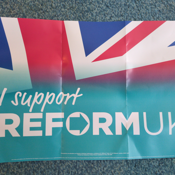 Thumbnail of leaflet - Reform UK leaflet