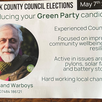 Thumbnail of leaflet - Green Party leaflet