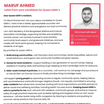 Thumbnail of leaflet - Labour Party leaflet