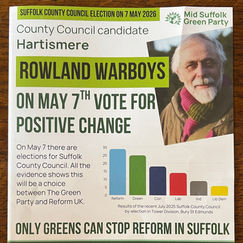 Thumbnail of leaflet - Green Party leaflet