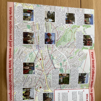 Thumbnail of leaflet - Labour Party leaflet