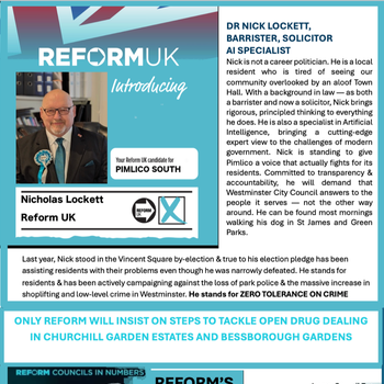 Thumbnail of leaflet - Reform UK leaflet