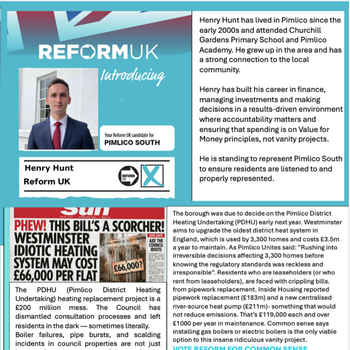 Thumbnail of leaflet - Reform UK leaflet