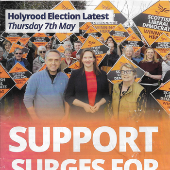 Thumbnail of leaflet - Liberal Democrats leaflet