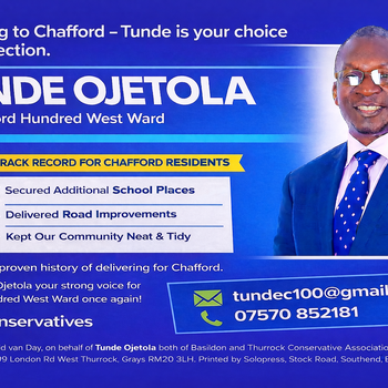 Thumbnail of leaflet - Conservative and Unionist Party leaflet