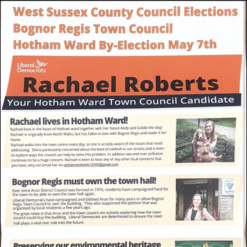 Thumbnail of leaflet - Liberal Democrats leaflet