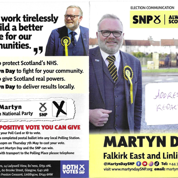 Thumbnail of leaflet - Scottish National Party (SNP) leaflet