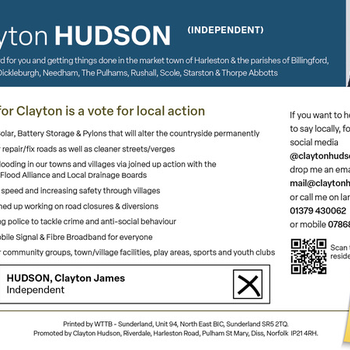 Thumbnail of leaflet - Independent leaflet