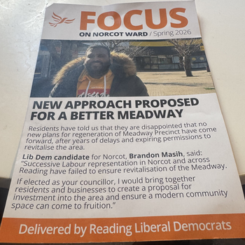Thumbnail of leaflet - Liberal Democrats leaflet