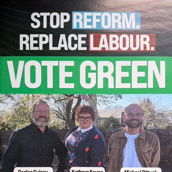 Thumbnail of leaflet - Green Party leaflet