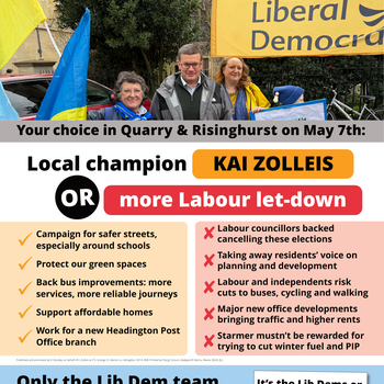 Thumbnail of leaflet - Liberal Democrats leaflet