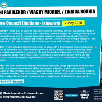 Thumbnail of leaflet - Reform UK leaflet