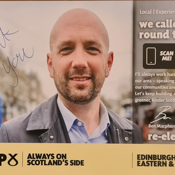 Thumbnail of leaflet - Scottish National Party (SNP) leaflet