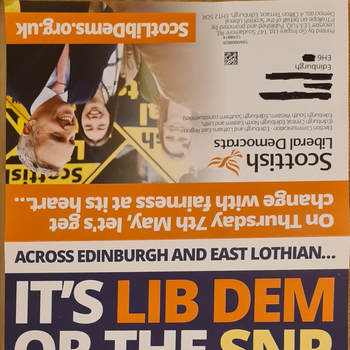 Thumbnail of leaflet - Liberal Democrats leaflet