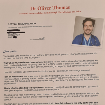 Thumbnail of leaflet - Labour Party leaflet