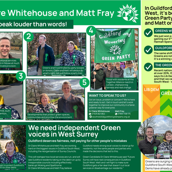 Thumbnail of leaflet - Green Party leaflet