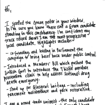 Thumbnail of leaflet - Labour Party leaflet