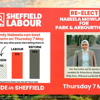 Thumbnail of leaflet - Labour Party leaflet