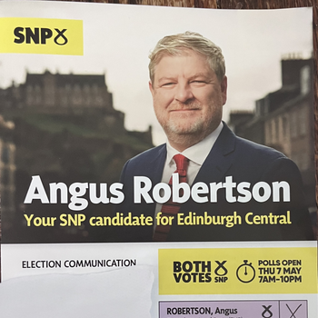 Thumbnail of leaflet - Scottish National Party (SNP) leaflet