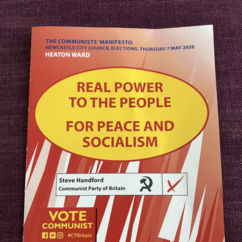 Thumbnail of leaflet - Communist Party of Britain leaflet