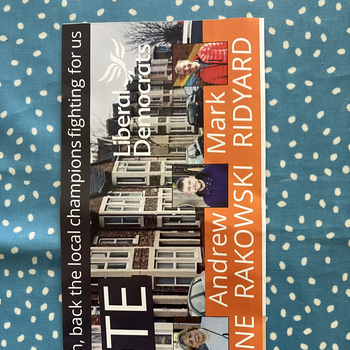 Thumbnail of leaflet - Liberal Democrats leaflet