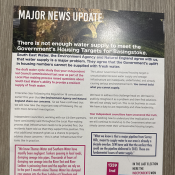 Thumbnail of leaflet - Basingstoke & Deane Independents leaflet