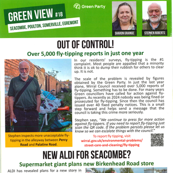 Thumbnail of leaflet - Green Party leaflet