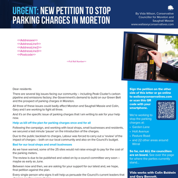 Thumbnail of leaflet - Conservative and Unionist Party leaflet