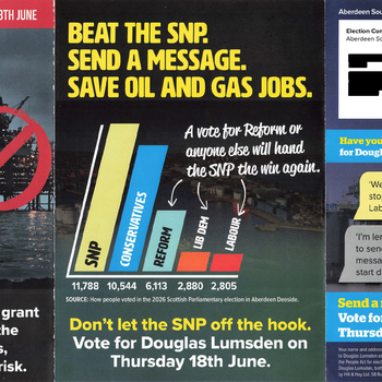 Thumbnail of leaflet - Conservative and Unionist Party leaflet
