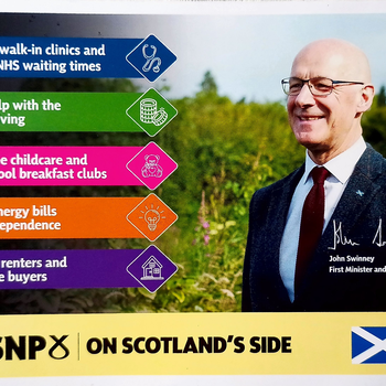 Thumbnail of leaflet - Scottish National Party (SNP) leaflet