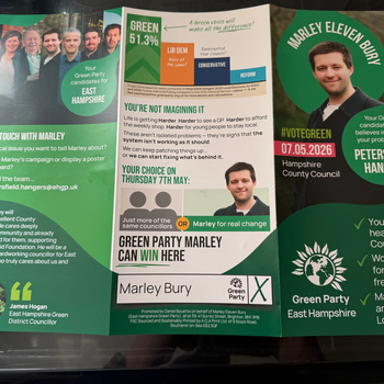 Thumbnail of leaflet - Green Party leaflet