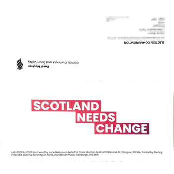 Thumbnail of leaflet - Labour Party leaflet