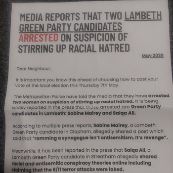 Thumbnail of leaflet - Labour Party leaflet