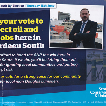 Thumbnail of leaflet - Conservative and Unionist Party leaflet